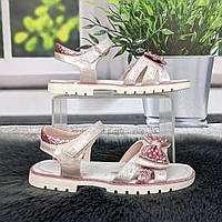 Босоніжки дитячі для дівчинки Clibee рожеві 5864