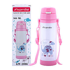 Термопляшка дитяча Kamille 550 ml Pink (KL225877), 8289449 — 125