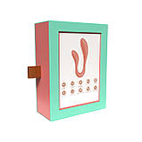 Смарт-стимулятор Adrien Lastic Couple Secrets II + APP для клітора та точки G, кораловий, фото 8