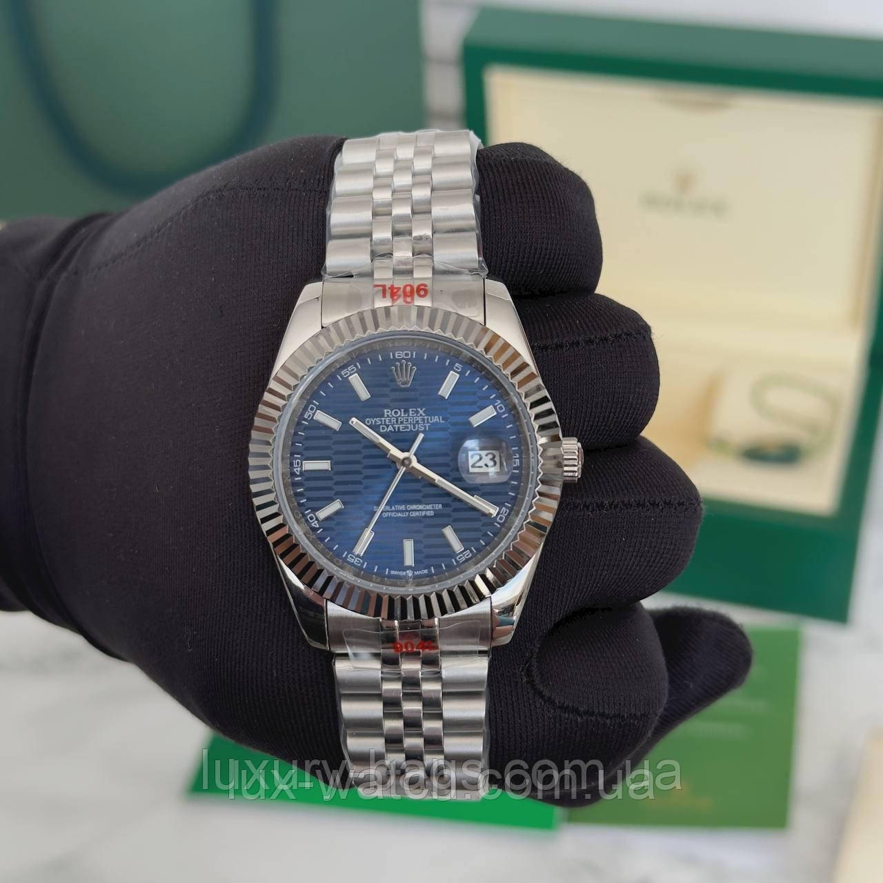 Класний наручний годинник R.o.l.e.x. Datejust Motif Dial 41 mm