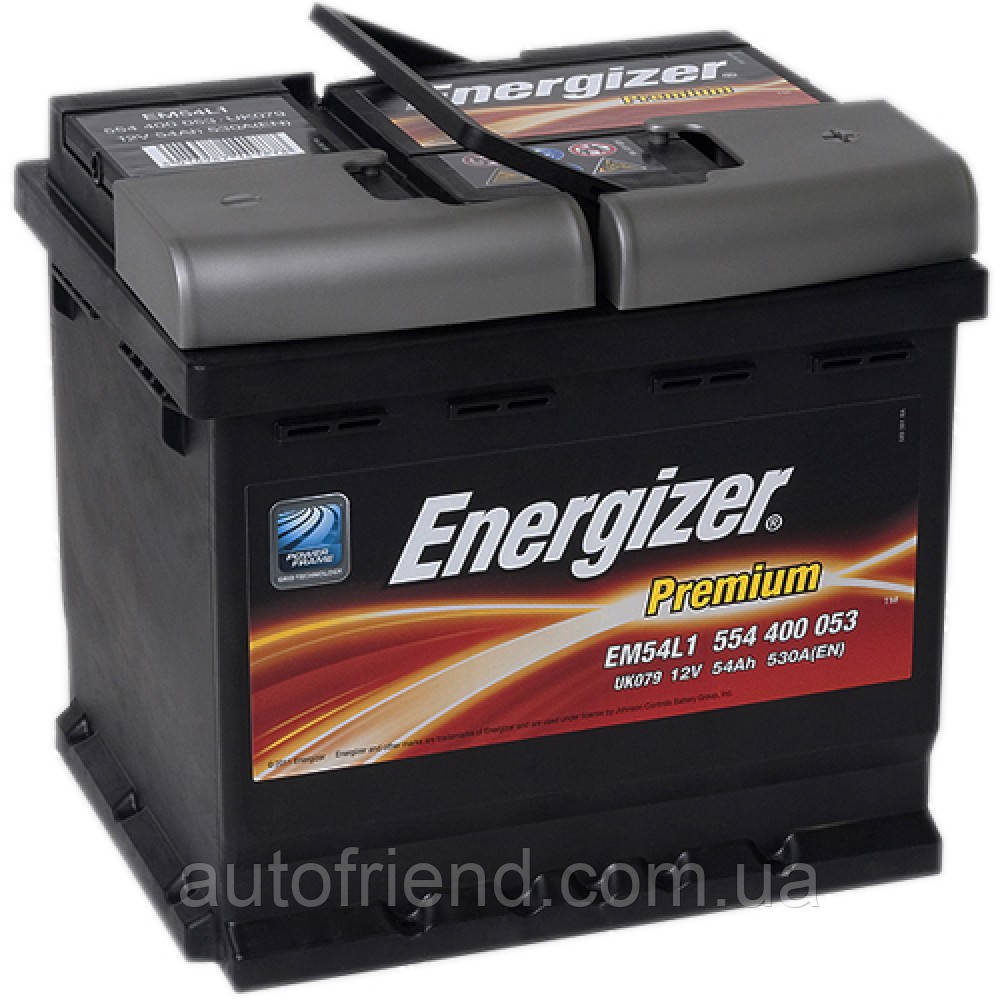 Автомобільний акумулятор Energizer 6СТ-54 Premium EM54L1