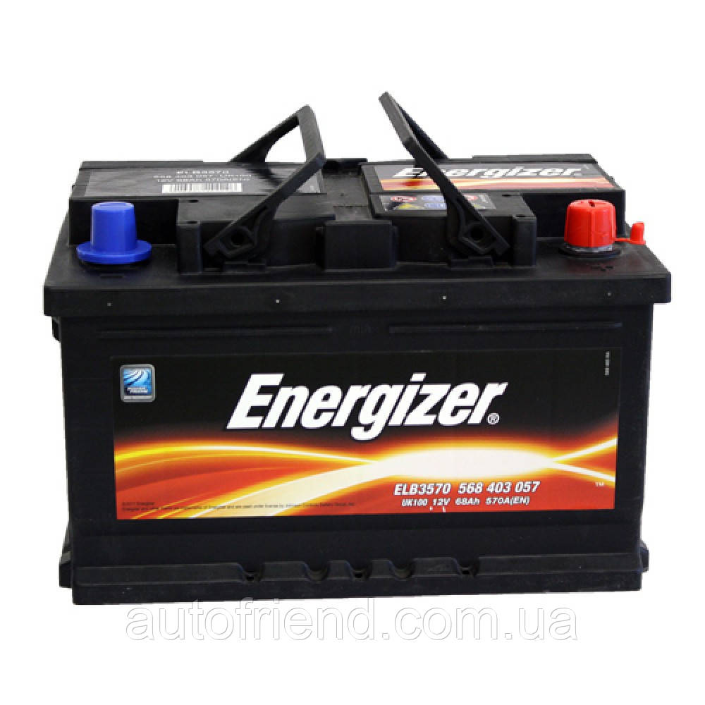 Автомобільний акумулятор Energizer 6СТ-68 EL1X400