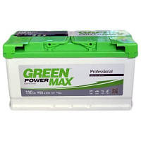 Автомобильный аккумулятор GREEN POWER MAX 110Ah Ев (-/+) (950EN) (д353*ш175*в190)