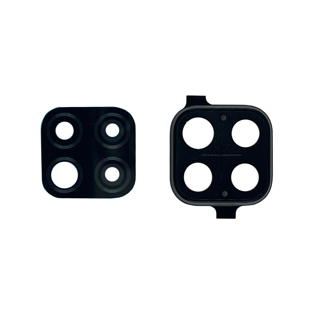 Скло камери Huawei P40 Lite (з рамкою) Black, фото 1