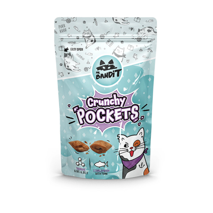 Хрусткі подушечки з тунцем для котів Mr. Bandit , 40 г