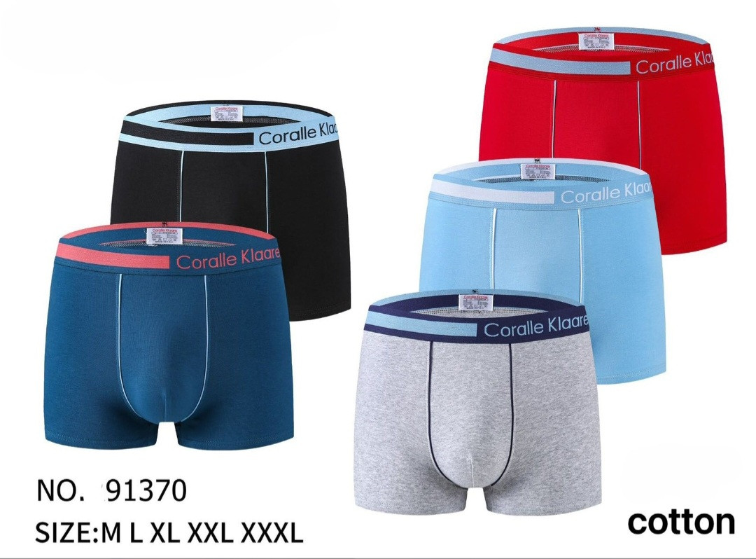 Чоловічі труси боксери бавовна з 44 по 54р 5 кольорів, фото 1