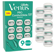 Змінні картриджі для гоління Venus Pro Comfortglide Sensitive 9 шт