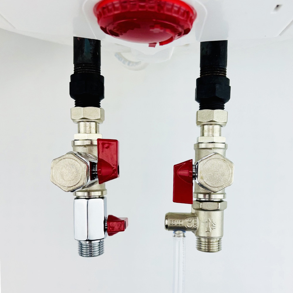 Набір для бойлера, водонагрівача MINI B2 Boiler Series з запобіжним клапаном і діелектричними муфтами
