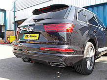 Фаркоп Audi Q7 II 2015- (Ауді Q7 4M ) швидкознімний гак на ключах, фото 5