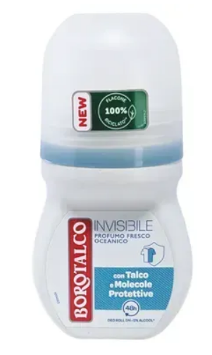 Дезодорант кульковий Borotalco Invisible 50мл, фото 1