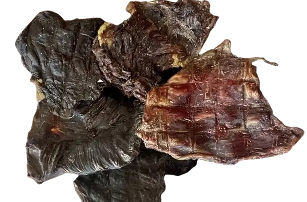 Натуральні ласощі для собак м'ясо молодого теляти сушені шматочками "Bethowen" (Бетховен), фото 1