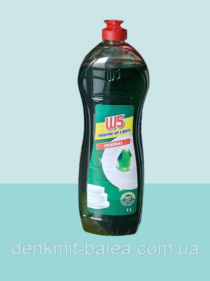 Гель для миття посуду з екстрактом Алое Вера W5 Original Liquid 1000 мл