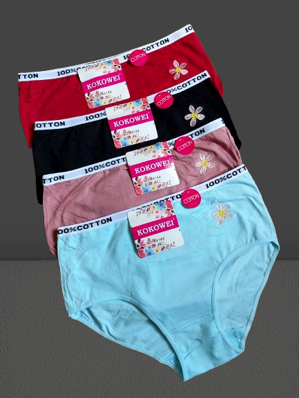 Труси плавки жіночі бавовна стрейч №4144 р.52 54 .Від 6шт по 48грн., фото 1