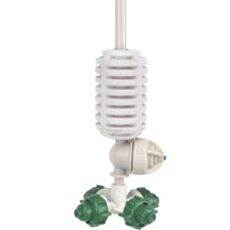 Підвісний туманоутворювач на 4 форсунки, радіус до 1.1 м, витрата 27 л/год, професійний фоггер для теплиць, фото 1