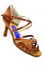 Туфли для танцев женские Латина 22,5 ( 36-37 размер) в наличии! с декоративными пряжками с камнями. - фото 1 - id-p470073792