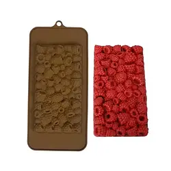 Форма силіконова для плитки шоколаду Малина