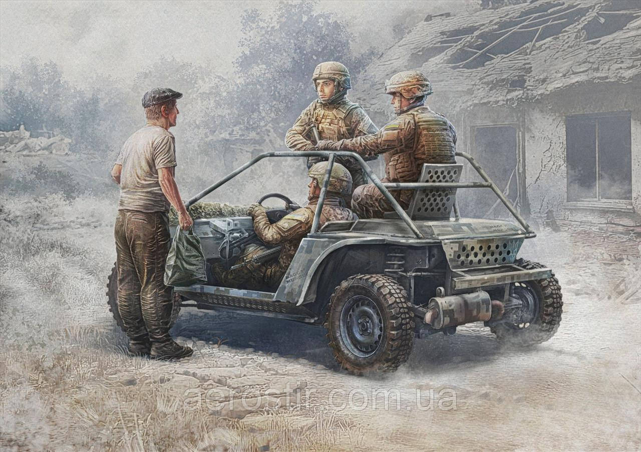 Українська піхота. Курська область Літо 2024. 1/35 Master Box 35247, фото 1