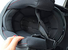 Мотошолом Fxw Hf 130 модуляр з окулярами сертифікація DOT, фото 5