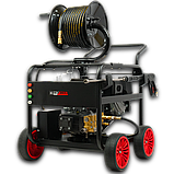 Бензинова гідродинамічна машина для прочистки труб Profter QK-1540 (150 бар.30м.), фото 3