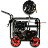 Бензинова гідродинамічна машина для прочистки труб Profter QK-1540 (150 бар.30м.), фото 6