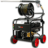 Бензинова гідродинамічна машина для прочистки труб Profter QK-1540 (150 бар.30м.), фото 8