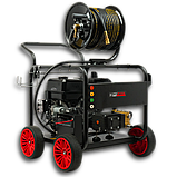 Бензинова гідродинамічна машина для прочистки труб Profter QK-1540 (150 бар.30м.), фото 4