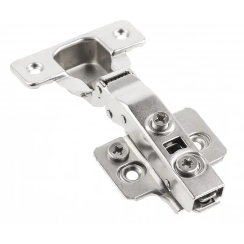 Завіса меблева накладна GTV без пружини з ексцентриковим регулюванням ZP-SLCA09-3DBEO, фото 1