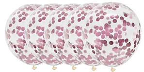 Куля повітряна з конфеті 12 дюймів 10 шт. в пакованні