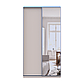 Шафа купе Doros Сіті Лайт Кашемір 1 ДСП / 1 дзеркало 120х45х225 (80736338), фото 2