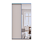 Шафа купе Doros Сіті Лайт Кашемір 1 ДСП / 1 дзеркало 120х60х225 (80736335), фото 2