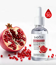 Сироватка для обличчя із гранатом SADOER Pomegranate Fresh Brightening Face Serum, 30 ml