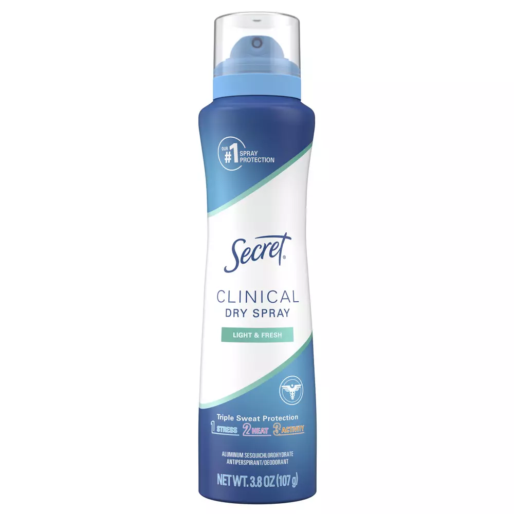 Спрей дезодорант Secret Clinical Dry Spray LIGHT & FRESH 107g
