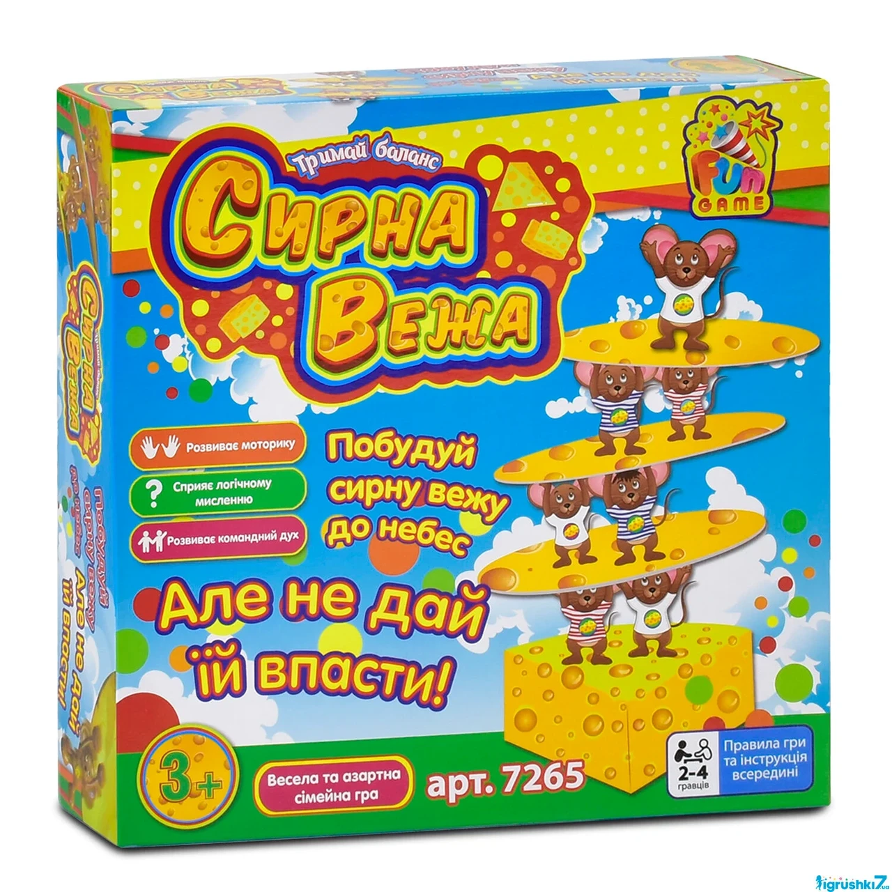 Настільна гра Сирна вежа 4FUN Game Club 7265