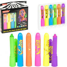 Флуоресцентні олівці 6 кольорів для обличчя та тіла MD-802 MZOPT