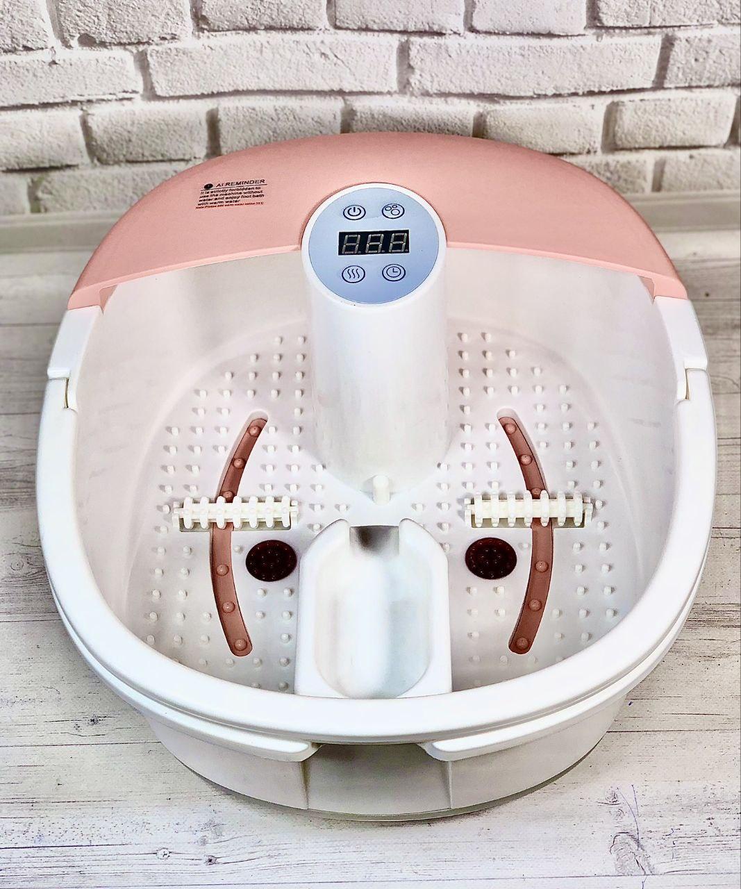 Гідромассажна ванна для педикюру YC-07 (персикова)