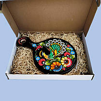 Дошка в подарунковому пакуванні "Жар Птиця" 29,5*19,5 см., Подарункове пакування, гарний подарунок у подарунковій коробці., фото 4