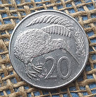 20 центiв 1982 року. Нова Зеландiя