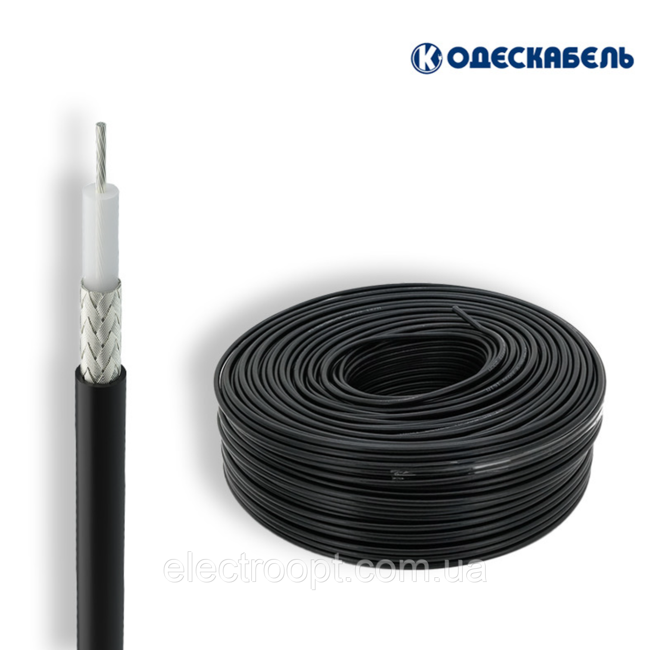 Коаксіальний багатожильний кабель РК RG-58 C/U Одескабель