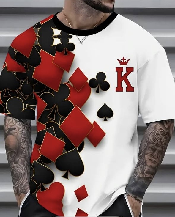 Футболка чоловіча з яскравим принтом, фото 1