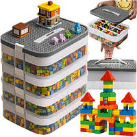 Контейнер для зберігання конструктора - 4 рівневий Kruzzel 25758