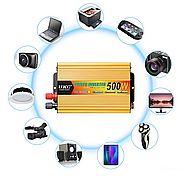 Перетворювач напруги з 12В на 220В потужністю 500 Вт UKC SSK-500W, фото 9
