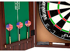 Дартс з кабінетом мішень 45см сизаль Winmax King 6 дротиків, фото 3