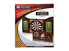 Дартс з кабінетом мішень 45см сизаль Winmax King 6 дротиків, фото 2