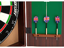 Дартс з кабінетом мішень 45см сизаль Winmax The Ships Inn 6 дротиків, фото 4