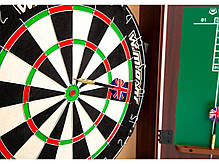 Дартс з кабінетом мішень 45см сизаль Winmax The Ships Inn 6 дротиків, фото 5