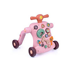 Каталка-ходунки Baby Walker 5 в 1 45 x 21 x 40 см Pink (154478), 8602266 — 679