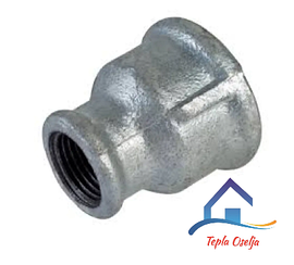 Муфта перехідна чавунна 1 1/4 х 1" (внутрішня різьба)