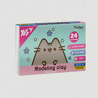 Пластилін Yes Pusheen 24 кольори 480г