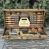 Подарунковий набір Отаман кейс-столик світла текстура