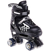 Набір роликові ковзани Banwei SK-9850 розмір 31-34 Чорний-білий, 7747660 571